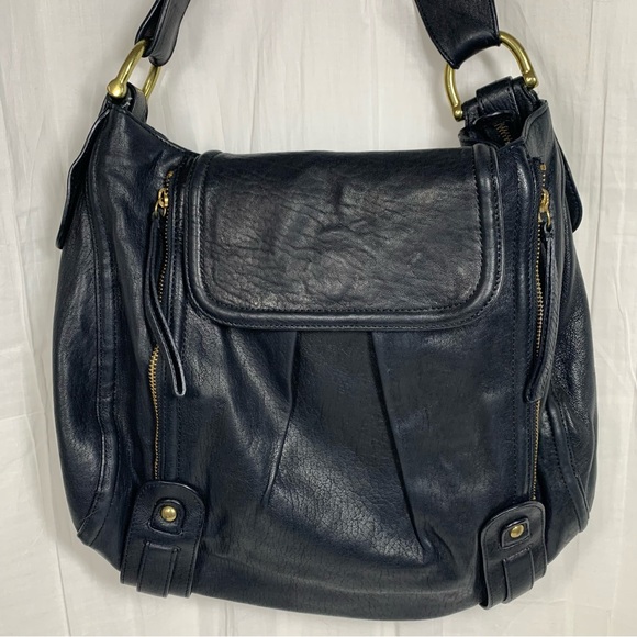 Kooba Slouchy Leather‎ Hobo Bag Black - Picture 1 of 16